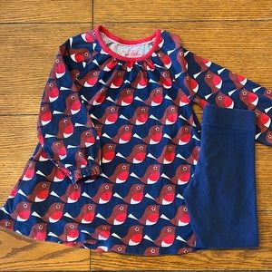 Boden girls Legging & Dress Size 5 EUC!
